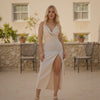 Elegant Midi V-Neck Sleeveless Party Dress