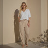 Cashmere V-Neck Half Sleeve Knitted Jumper
